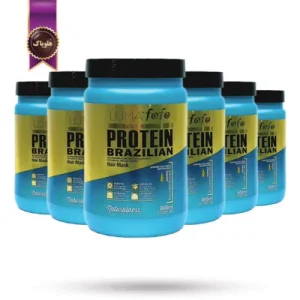 6 عدد ماسک مو لوما فوفو Luma fofo مدل پروتئین برزیلی protein brazilian حجم 800 میلی لیتر (اورجینال)