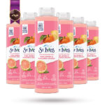 6 عدد شامپو بدن سنت ایوز St.Ives مدل لیمو صورتی و پرتقال ماندارین Pink lemon & mandarin orange حجم 650 میلی لیتر