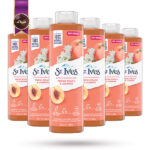 6 عدد شامپو بدن سنت ایوز St.Ives مدل هلو و یاس تازه Fresh peach & jasmine حجم 650 میلی لیتر