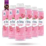 6 عدد شامپو بدن سنت ایوز St.Ives مدل گلاب و آلوئه ورا rose water & aloe vera حجم 650 میلی لیتر