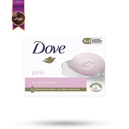 صابون داو dove مدل صورتی pink وزن 135 گرم