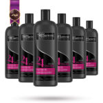 6 عدد شامپو ترزمی tresemme مدل حجم دهنده volume حجم 828 میلی لیتر