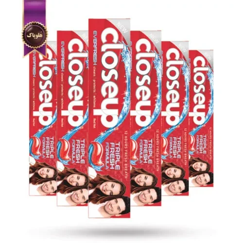 12 عدد خمیردندان خنک کننده کلوز آپ Closeup مدل Red Hot حجم 50 میلی لیتر (اورجینال)