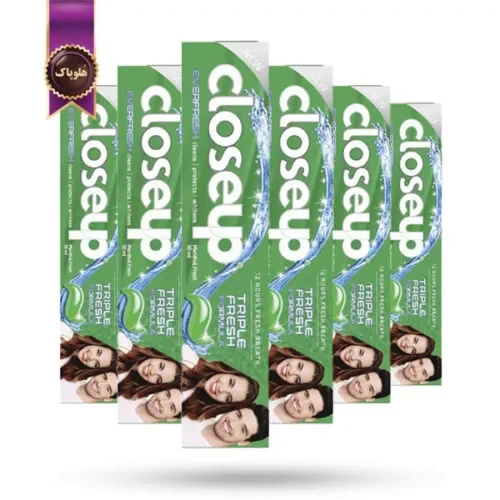 12 عدد خمیردندان خنک کننده کلوز آپ Closeup مدل Menthol Fresh حجم 50 میلی لیتر (اورجینال)