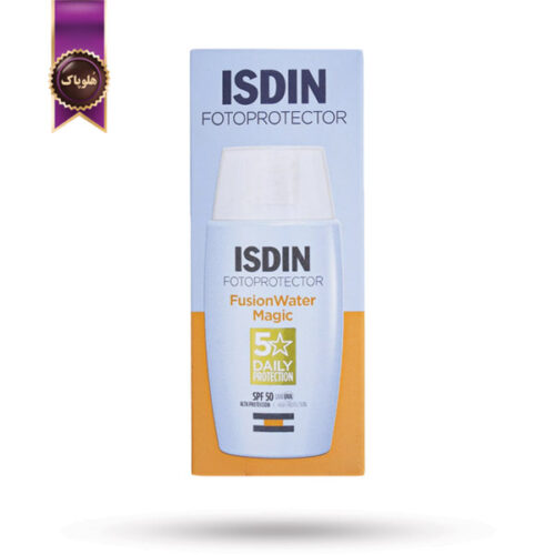 ضد آفتاب ایزدین isdin مدل فیوژن واتر مجیک spf50 بی رنگ حجم ۵۰ میلی لیتر (اورجینال)