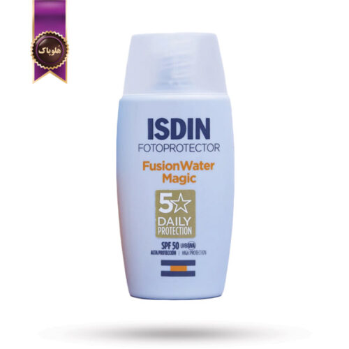 ضد آفتاب ایزدین isdin مدل فیوژن واتر مجیک spf50 بی رنگ حجم ۵۰ میلی لیتر (اورجینال)