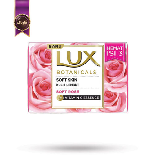 صابون لوکس Lux مدل گیاه رز لطیف botanicals soft rose وزن 170 گرم