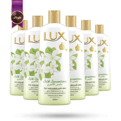 6 عدد شامپو بدن لوکس Lux مدل حس ابریشم Silk Sensation حجم 250 میلی لیتر