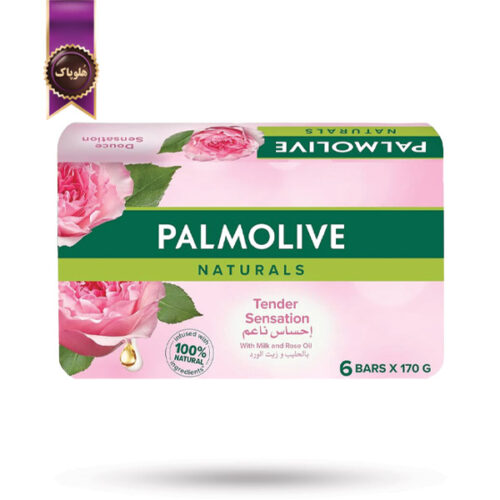 صابون پالمولیو Palmolive مدل احساس لطافت Tender Sensation پک 6تایی (اورجینال)