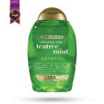 شامپو مو او جی ایکس OGX مدل درخت چای نعنا Teatree Mint حجم 385 میلی لیتر (اورجینال)