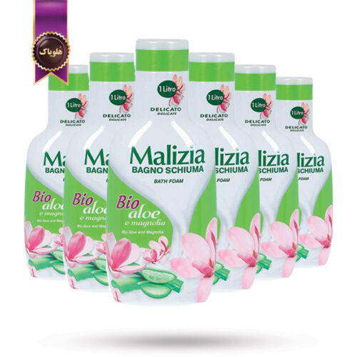 6 عدد شامپو بدن مالیزیا Malizia مدل آلوئه ورا و ماگنولیا Aloe Vera and Magnolia حجم 1000 میلی لیتر (اورجینال)