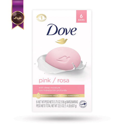 صابون داو dove مدل pink پک 6تایی (اورجینال)