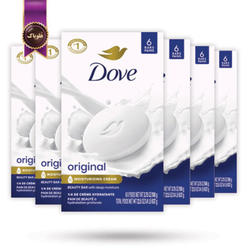 6 بسته صابون داو dove مدل original پک 6تایی (اورجینال)