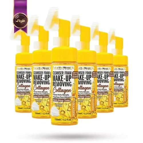 6 عدد فوم شستشو براش دار ووکالی Wokali حاوی عصاره کلاژن Collagen extract حجم 150 میلی لیتر (اورجینال)