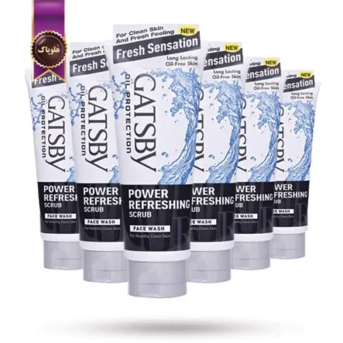 6 عدد فوم شستشو گتسبی Gatsby مدل شاداب کننده قوی Power Refreshing حجم 120 میلی لیتر (اورجینال)