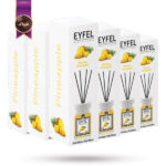 6 عدد خوشبوکننده هوا ایفل EYFEL مدل آناناس pineapple حجم 120 میلی لیتر (اورجینال)