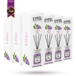 6 عدد خوشبوکننده هوا ایفل EYFEL مدل یاس بنفش Lilac حجم 120 میلی لیتر (اورجینال)