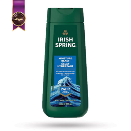 شامپو بدن مردانه آیریش اسپرینگ Irish Spring مدل انفجار رطوبت Moisture Blast حجم 591 میلی لیتر