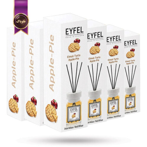 6 عدد خوشبوکننده هوا ایفل EYFEL مدل پای سیب Apple-pie حجم 120 میلی لیتر (اورجینال)