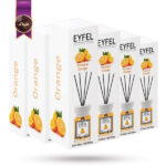 6 عدد خوشبوکننده هوا ایفل EYFEL مدل پرتقال orange حجم 120 میلی لیتر (اورجینال)