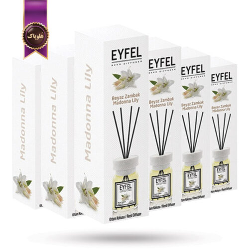 6 عدد خوشبوکننده هوا ایفل EYFEL مدل گل سوسن Madonna lily حجم 120 میلی لیتر (اورجینال)