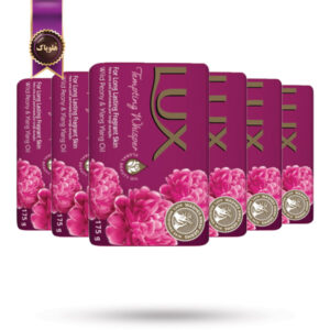 6 بسته صابون لوکس Lux مدل زمزمه وسوسه انگیز Tempting Whisper پک 6 تایی (اورجینال)