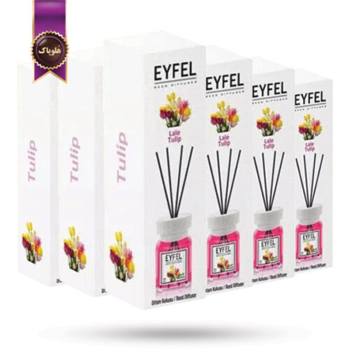 6 عدد خوشبوکننده هوا ایفل EYFEL مدل گل لاله tulip حجم 120 میلی لیتر (اورجینال)