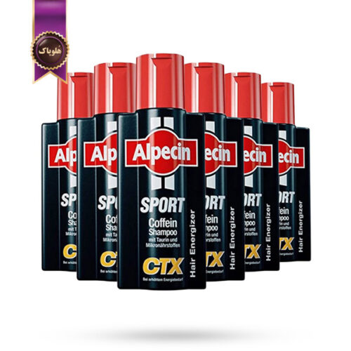 6 عدد شامپو ضد ریزش مو آلپسین Alpecin مدل Sport حجم 250 میلی‌لیتر (اورجینال)