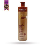 کراتین مو رز گلد Rose Gold مدل طلا و عسل Gold & Honey حجم 1100 میلی لیتر (اورجینال)