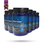 6 عدد ماسک مو میگ mige مدل خاویار سیاه black caviar حجم 800 میلی لیتر