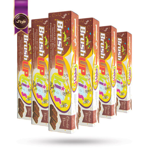 12 عدد خمیردندان کودک براش آپ Brush Up مدل شکلاتی Chocolate حجم 70 میلی لیتر (اورجینال)