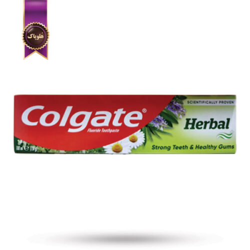 خمیردندان کلگیت Colgate مدل گیاهی Herbal حجم ۱۰۰ میلی‌لیتر(اورجینال)