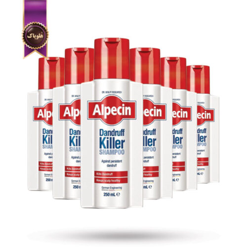 6 عدد شامپو آلپسین Alpecin مدل Dandruff Killer حجم 250 میلی‌لیتر (اورجینال)