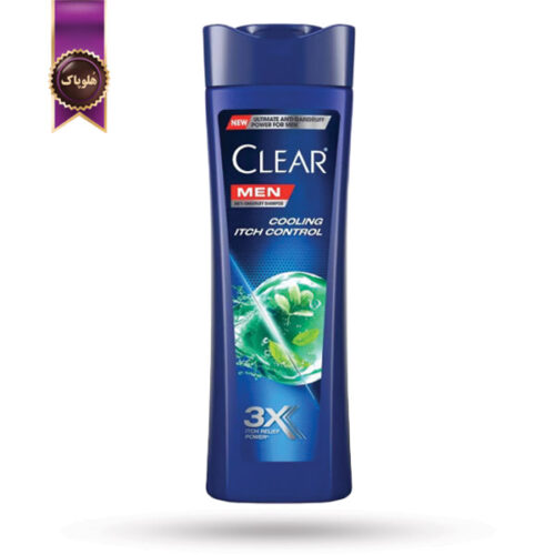 شامپو مردانه کلیر CLEAR مدل کنترل خارش با اثر خنک‌کننده Cooling Itch Control حجم ۳۱۵ میلی‌لیتر (اورجینال)