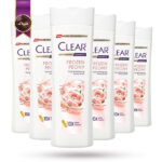 6 عدد شامپو زنانه کلیر CLEAR مدل گل صدتومانی یخ‌زده Frozen Peony حجم 300 میلی‌لیتر (اورجینال)