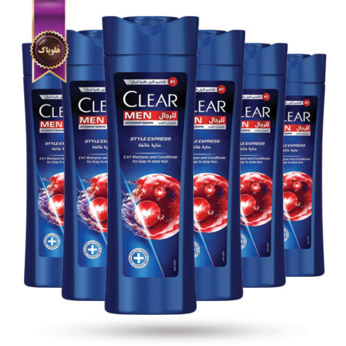 6 عدد شامپو و نرم‌کننده دوکاره مردانه کلیر CLEAR مدل حالت‌دهی سریع Style Express حجم 400 میلی لیتر (اورجینال)