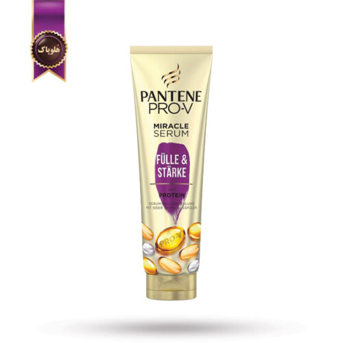 سرم پروتئینه پنتن Pantene مدل تقویت و پرپشت‌کننده مو Fullness & Strength حجم 160 میلی لیتر (اورجینال)