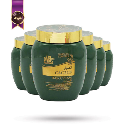 6 عدد کرم مو پاریس کالکشن PARIS COLLECTION مدل کاکتوس Cactus حجم 475 میلی‌لیتر (اورجینال)