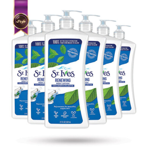 6عدد لوسیون بدن سنت ایوز St. Ives مدل کلاژن و الاستین Collagen & Elastin حجم 621 میلی لیتر (اورجینال)