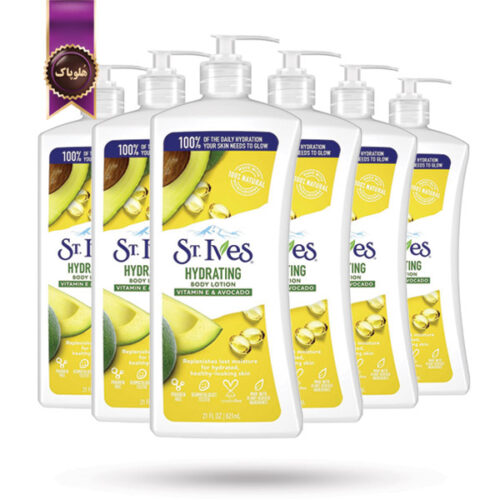 6 عدد لوسیون بدن سنت ایوز St. Ives مدل ویتامین E و آووکادو Vitamin E & Avocado حجم 621 میلی لیتر (اورجینال)