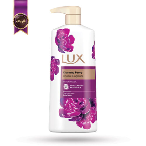 ژل شستشوی بدن لوکس LUX مدل رایحه‌ی لوکس گل صدتومانی Charming Peony حجم 600 میلی لیتر(اورجینال)