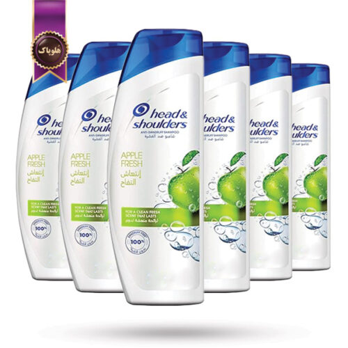 6 عدد شامپو هد اند شولدرز Head & Shoulders مدل ضد شوره سیب تازه Apple Fresh حجم 400 میلی لیتر(اورجینال)