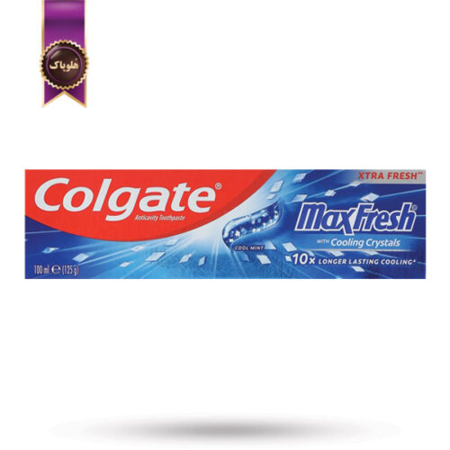 خمیردندان کلگیت Colgate مدل Max Fresh با نعناع تند و کریستال‌های خنک‌کننده حجم ۱۰۰ میلی‌لیتر (اورجینال)