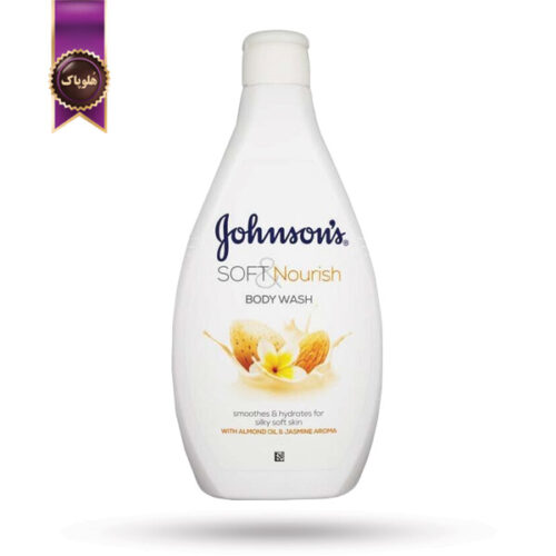 شامپو بدن جانسون Johnson's مدل نرم و تغذیه کننده Soft & Nourish حجم 400 میلی لیتر (اورجینال)