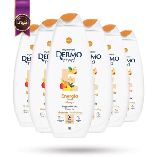 6 عدد ژل حمام درمومد Dermomed مدل انرژی‌بخش با عصاره انبه Energia Mango حجم 600 میلی لیتر(اورجینال)