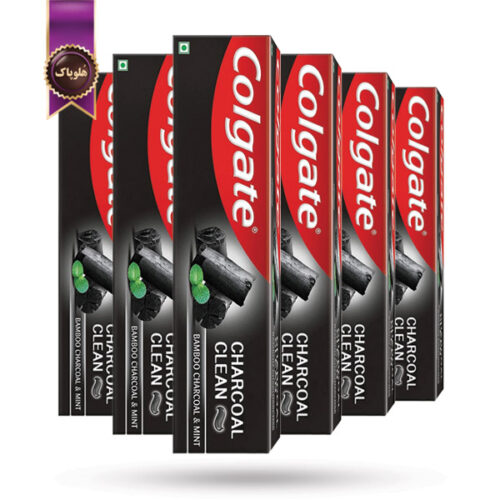 12 عدد خمیردندان کلگیت Colgate مدل پاک‌سازی با ذغال بامبو و نعناع Bamboo Charcoal Clean & Mint حجم 120 میلی لیتر (اورجینال)