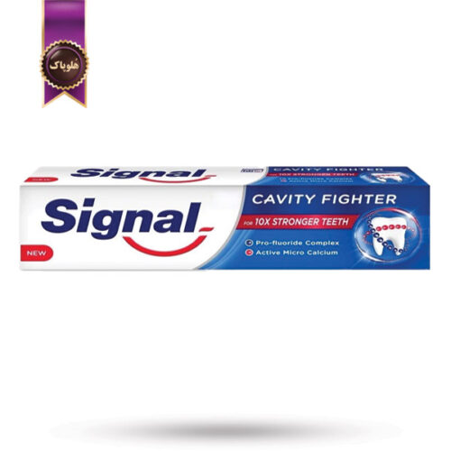 خمیردندان سیگنال Signal مدل ضد پوسیدگی Cavity Fighter حجم 75 میلی‌لیتر (اورجینال)