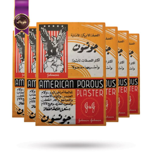 6 بسته چسب ضد درد جانسون اند جانسون Johnson & Johnson مدل متخلخل آمریکایی American Porous پک 72 عددی(اورجینال)
