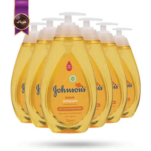6 عدد شامپو کودک جانسون Johnson مدل مراقبت روزانه پاک و ملایم pure and gentle daily care حجم 750 میلی‌ لیتر (اورجینال)