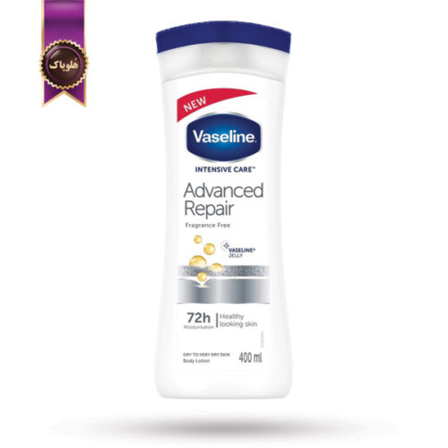 لوسیون بدن وازلین Vaseline مدل ترمیم پیشرفته Advanced Repair حجم ۴۰۰ میلی لیتر(اورجینال)